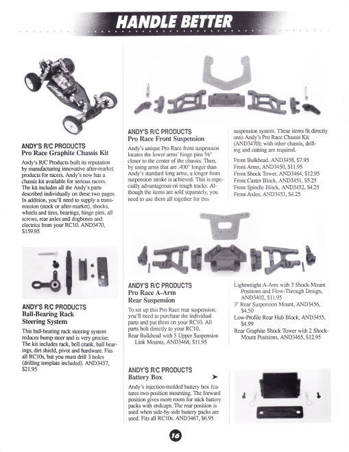 Rc10 classic best sale hop up parts